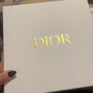 Christian Dior D-Floral Square Scarf